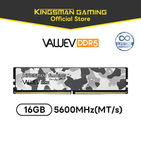 KINGSMAN GAMING Memoria RAM de Escritorio DDR5 de 16 GB, 5600 MHz, CL46, UDIMM, PC5 44800, Compatible con Intel XMP y AMD EXPO Overclock, en Stock