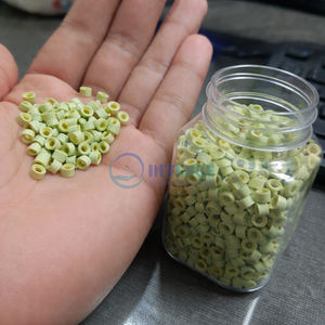 Anneaux micro en silicone de haute qualité, nano-perles pour extensions de cheveux, 1000 pièces - Product Image 3