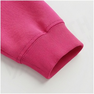 Women Pink Hooded Tracksuit <b>2</b>-Piece Set Full <b>Zip</b> <b>Sweatshirt</b> Jogger Pants Solid Color Casual Autumn Wear - Product Image 6