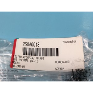 Lote de 3 filtros WJ 088333-000, con drenaje, 1/8 - Equipos y piezas de semiconductores Trusted Global Legacy - Product Image 3