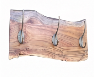 Artisanal Wall <b>Hooks</b> Antique Design With Heavy-Duty Wooden Base Perfect For Bathroom And Kitchen Cloth Storage Organization - Product Image 1