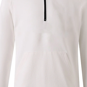 Sudadera Personalizada al por Mayor con Estampado Frontal, Lavado Ácido, Bordado Phi, Cierre de Cremallera de Cuarto, Poliéster/Algodón, Marca Privada - Product Image 3