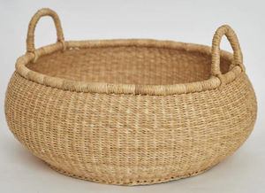 <b>Round</b> Fruit Bolga <b>Basket</b>, Natural Seagrass <b>Basket</b> - Product Image 2