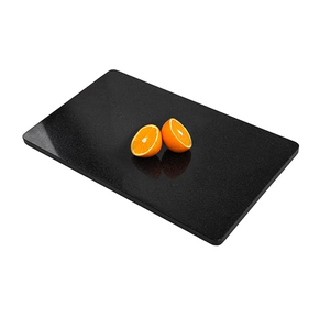 Planche à découper carrée moderne en marbre noir, finition naturelle, durable, compatible lave-vaisselle, pour la cuisine domestique et l'usage quotidien - Product Image 1
