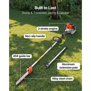 52CC 2 Stroke Gas <b>Powered</b> Pole <b>Saw</b> 14 Cutting Bar 30 Fl.oz Fuel Tank 7.2 Inch Cordless Tree Trimmer Customizable OEM Gas Pole - Product Image 6