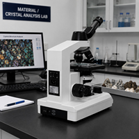 Microscopio Petrográfico LED |   Polarizador Montado |   Microscopio Geológico de Sección Delgada |   Equipo de Laboratorio para Análisis de Minerales y Rocas