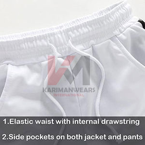 ชุดวอร์มผู้ชายแบบ OEM แบรนด์ส่วนตัว เสื้อแจ็คเก็ตฮู้ดดี้ทรงหลวมและกางเกงจ็อกเกอร์ ขายส่งจากโรงงาน - Product Image 3