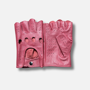 Guantes de Piel Rosa al por Mayor, Transpirables, Sin Forro, Estilo Casual, para Primavera/Verano, con Logotipo Personalizado - Product Image 4