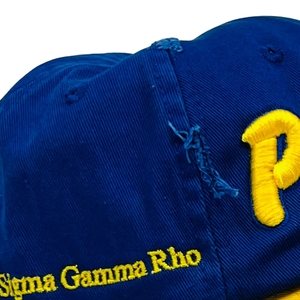 <b>Navy</b> Blue Yellow <b>Baseball</b> <b>Cap</b> with P 2024 Embroidery Two Tone Adjustable Snapback Hat Custom Stitched Sports Casual Streetwear H - Product Image 5