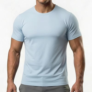 <b>RAZERS</b> IMPEX Eco Friendly Custom Cotton Plus Size <b>Men's</b> Short Sleeve Crewneck T-Shirt Breathable Quick Dry Anti-Pilling Puff - Product Image 5