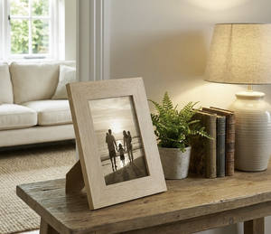 Cadre photo en bois de qualité supérieure, forme rectangulaire, à suspendre au mur et à poser sur table, cadre élégant pour la décoration de la maison - Product Image 6