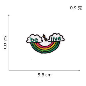 Custom fruit embroidered patch iron on sew on logo badge for <b>clothing</b> apparel hats bags jackets hoodies uniforms woven design - Product Image 2