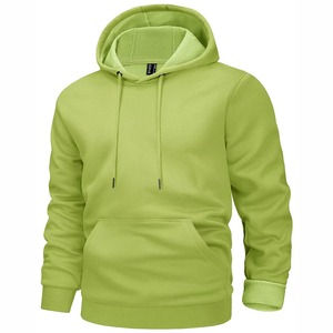 Sudadera con Capucha Personalizada de Color Sólido, 300g, 100% Algodón, Antipilling, para Hombre, Corte Regular, con Logotipo Frontal en Seda - Product Image 3