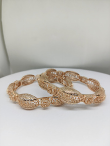 Elegantes brazaletes de diamantes de 18 quilates para mujer, pulseras para ropa nupcial y fiestas, montajes de compromiso, joyería elegante Ghat - Product Image 4