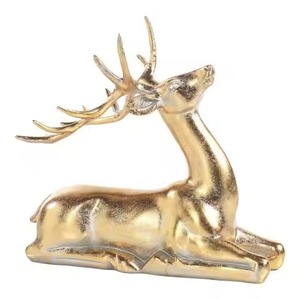 Figura Decorativa de Reno de Metal de Lujo para Hoteles y Lugares de Eventos Navideños - Product Image 4