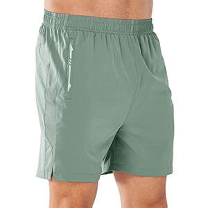 Shorts de sport pour homme, personnalisés avec logo, pour musculation, entraînement, fitness, séchage rapide, simple couche, gym, basketball. - Product Image 1