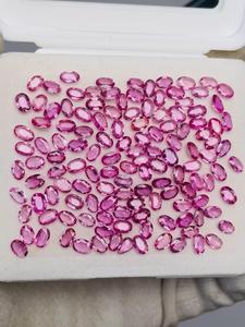 Saphir rose naturel taille poire 30 carats, couleur rose premium, qualité supérieure, certifié IGI, pierres précieuses assorties pour la fabrication de bijoux, lot - Product Image 3