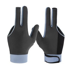 ถุงมือสนุกเกอร์คุณภาพสูง ปักโลโก้ได้ตามต้องการ ถุงมือสนุกเกอร์ 3 นิ้ว ถุงมือบิลเลียด อุปกรณ์เสริมโต๊ะพูล สำหรับมือขวาหรือมือซ้าย - Product Image 3