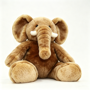 Classic design sitting elephant <b>toy</b> Realistic plush elephant with <b>trunk</b> Kids’ elephant plush <b>toy</b> gift - Product Image 3