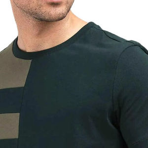 T-shirts pour hommes en gros, 100% coton, col rond, personnalisables avec impression de logo, impression de t-shirts sur mesure - Product Image 6