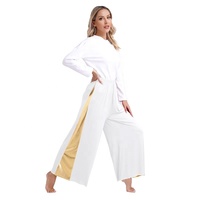 Vente en gros Costume de danse de scène contemporaine par sublimation pour femmes, robes de danse liturgique lyrique de salon