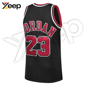 Maillot de basket-ball pour homme adulte personnalisé XEEP XC-BU-43, uniforme d'équipe haute performance, léger, respirant, en polyester, personnalisable - Product Image 4