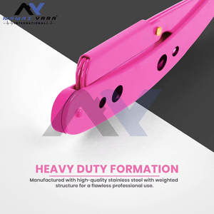 Navaja de Afeitar Plegable de Acero Inoxidable para Hombre, Herramienta de Afeitado Facial de Borde Recto - Product Image 4