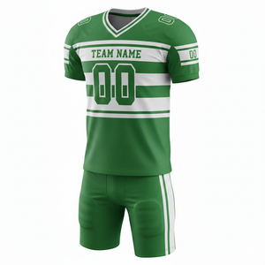 Ensemble personnalisable de maillot et short de football américain avec position du logo sur le devant - Product Image 2