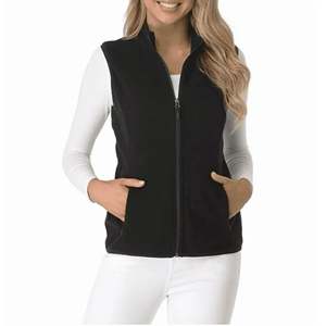 Nuevo Chaleco Térmico de Moda para Exteriores, Grueso, de Forro Polar, con Cremallera, Varios Colores, Deportivo, para Yoga, sin Mangas, con Patrón Sólido - Product Image 5
