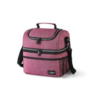 Premium Leakproof Meal Prep Bag Durable Thermal Food Carrier with Dual-Level Storage and Adjustable Shoulder Strap - Product Image 5