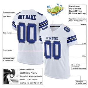 Nuevo Diseño de Moda, Jersey de Fútbol Americano Personalizado, Jersey de Fútbol Estampado de Alta Calidad, Poliéster Transpirable - Product Image 2