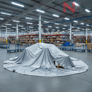 Bâche en polyéthylène économique – Feuille de PE imperméable et résistante aux UV pour les chantiers de construction et les applications de stockage - Product Image 2