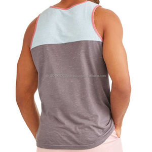 Débardeur sans manches personnalisé 100% coton pour hommes et garçons, logo de haute qualité, débardeur de sport respirant, couleur unie 3D, vêtements de sport et de fitness - Product Image 3