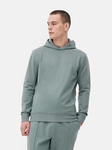 Alta calidad 350 GSM algodón grueso en blanco liso peso pesado sudaderas con capucha de gran tamaño con cuerda Unisex logotipo personalizado de talla grande - Product Image 4