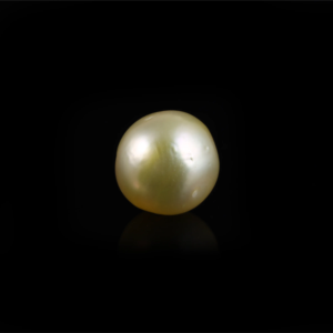 Perle dorée lâche de 4,55 carats, 8-9 mm, pierre précieuse d'eau de mer pour bijoux fins - Product Image 1