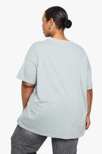 T-shirt personnalisé pour femme, col rond, coupe ample, avec patchs, respirant, en coton de haute qualité, mode décontractée, vente en gros de vêtements - Product Image 6