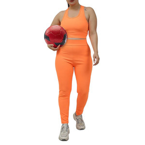 Conjunto de Yoga Sostenible de Alta Elasticidad sin Costuras de 2 Piezas para Mujer, Ropa Deportiva, Leggings de Cintura Alta, Conjunto de Leggings para Gimnasio, Ropa Deportiva a Prueba de Sentadillas - Product Image 5