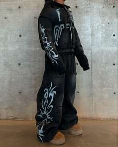 Survêtements pour hommes tendance et très demandés, pour un usage décontracté, vente en gros, logo personnalisé, survêtements à capuche pour hommes avec étiquettes privées - Product Image 6