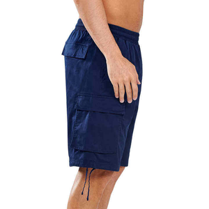 Servicio OEM, Pantalones Cortos Casuales para Hombre, Talla Grande, Estilo Vintage, Hasta la Rodilla, Secado Rápido, Cierre con Cordón, Diseño Personalizado, Color Sólido - Product Image 4