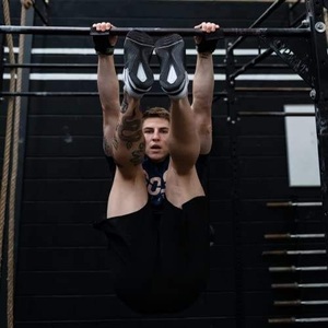 Carbon No Hole Speed Hand Grips for <b>Pull</b>-<b>Ups</b>, Weightlifting, WODs with Wrist Straps Training <b>Gloves</b> Carbon Leather Handgrips - Product Image 5