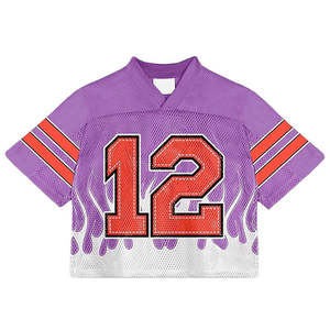 Camiseta Deportiva Corta con Cuello en V para Hombre, Personalizada con Logotipo, de Poliéster, Estilo Holgado, Tipo Jersey de Fútbol - Product Image 4