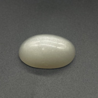 Pierre de lune naturelle grise, taille ovale, cabochon poli, pierre précieuse en vrac pour bague ou pendentif faits à la main