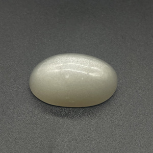 Pierre de lune naturelle grise, taille ovale, cabochon poli, pierre précieuse en vrac pour bague ou pendentif faits à la main - Product Image 6
