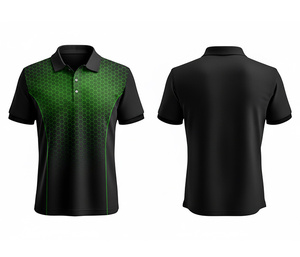 Polyester Full Sublimation Polo Shirt with UV Protection & Breathable Design for Men Women Youth Quick-Dry Dry-Fit Active Polo - Product Image 3