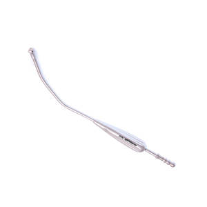 Tubo de Succión Yankauer Cromado de 12 Pulgadas (305 mm), Instrumento Quirúrgico Manual de Acero Inoxidable de Primera Calidad, Certificado CE para Uso Médico - Product Image 6