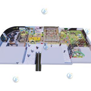 Fabricant Commercial en Gros : Aire de Jeux Intérieure Robuste avec Toboggan Arc-en-ciel, Piscine à Balles, Carrousel, pour Cafés et Parcs d'Attractions, Jeux pour Enfants - Product Image 4