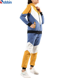 Conjunto Deportivo de Invierno para Mujer con Logotipo Personalizado, Chaqueta con Cierre Completo, 2 Piezas, Ropa Deportiva para Entrenamiento y Jogging, Ecológico - Product Image 4