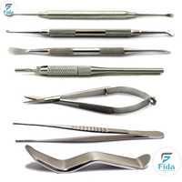 Kit de Microcirugía Dental FIDA International, Juego de Herramientas de Diagnóstico Quirúrgico Manual de Acero Inoxidable, Certificado CE, Reutilizable