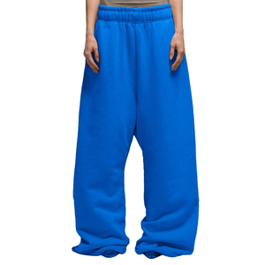 2025 Custom Streetwear Oversize <b>Men</b> Flared <b>Jogger</b> Sweat Pants Side Stripe Wide Leg Baggy French Terry Flared Sweatpants for <b>Men</b> - Product Image 6