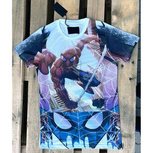 Camiseta Personalizada de Spiderman para Hombre, Impresa a Medida, 275 GSM, Ligera, 100% Poliéster, Unisex, Manga Corta, Corte Regular, Transpirable - Product Image 2